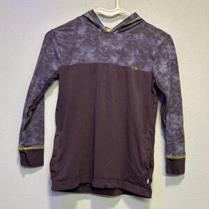 Tommy Bahama Boys’ Blue Gray Hooded Sweatshirt Casual Knit With Pockets Size 7/8